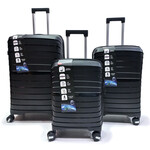 Set Valijas Flb Pp Negro 20 24 28 175 4Ruedas